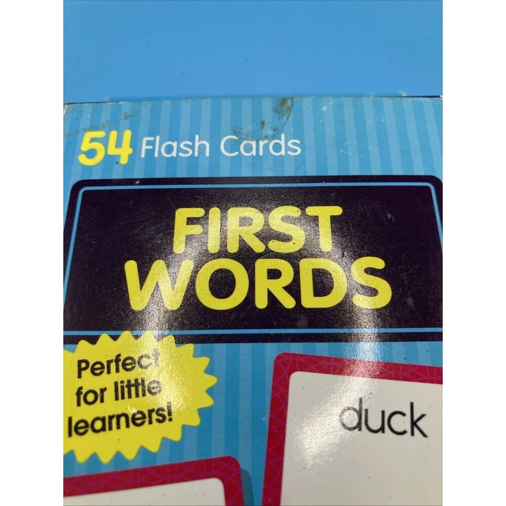 Brighter Child First Words Flash Cards 2006 Early Learning Vocabulary Educationa